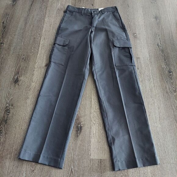 Red Kap Mens Work Cargo Pants 30x33 Gray Polyester/Cotton Blend Durable - Picture 2 of 7